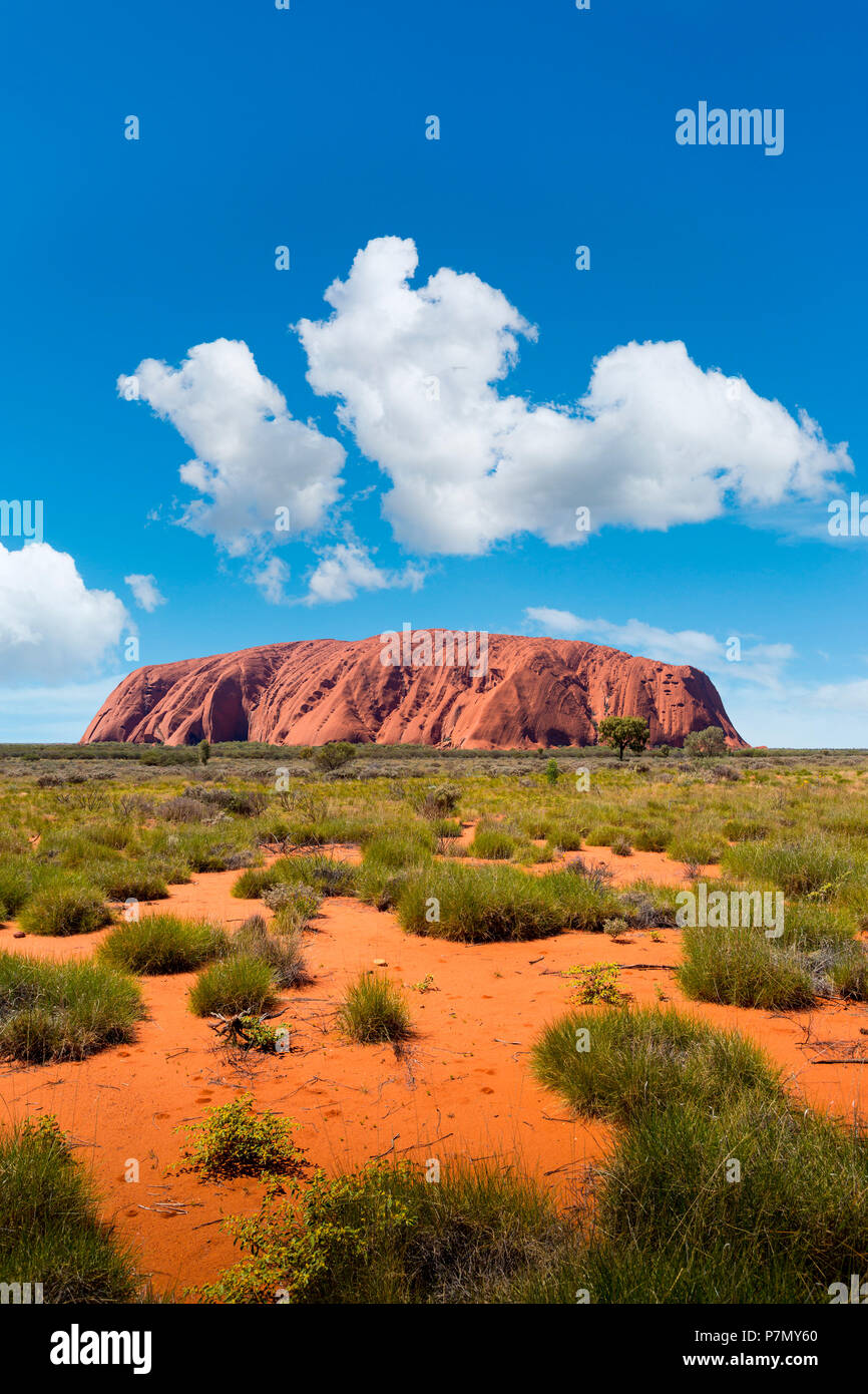 Uluru, Northern Territory, Red Centre, Australia. Foto Stock
