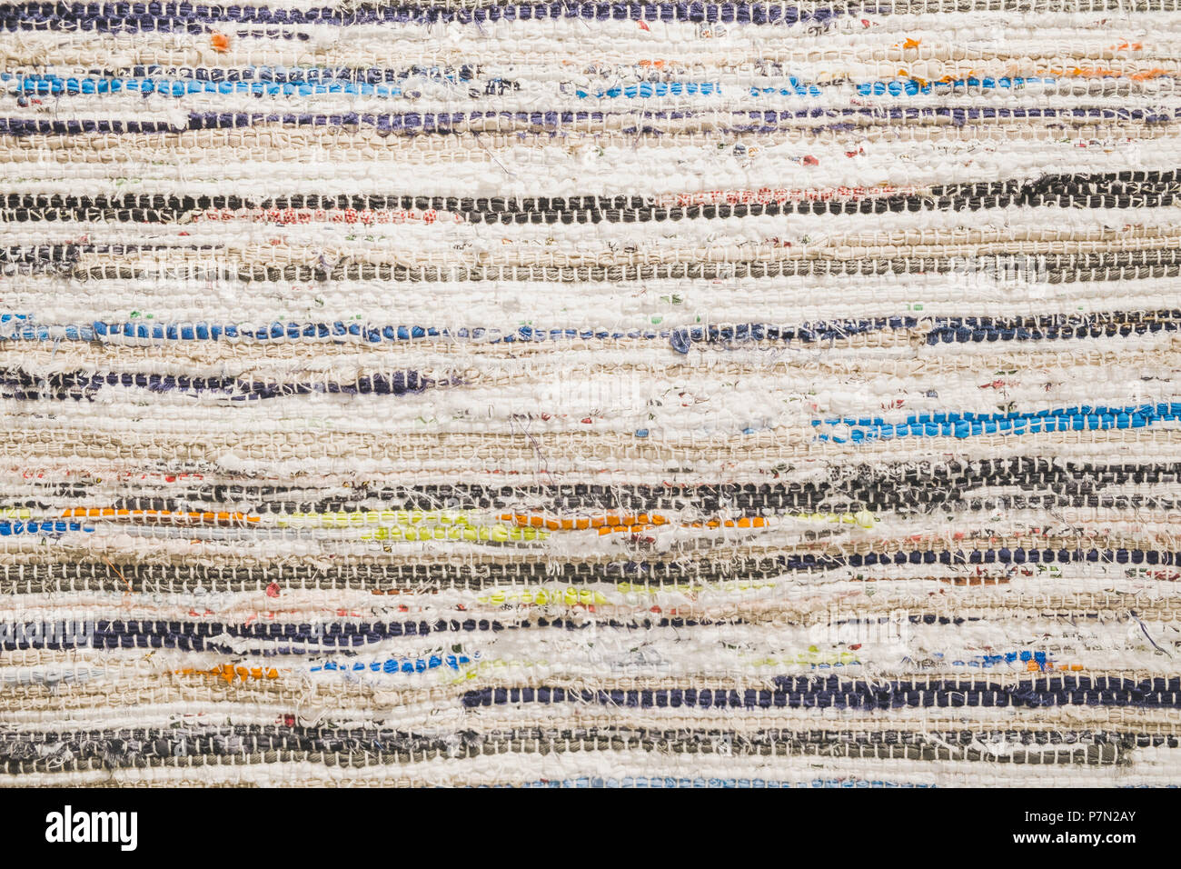 Panno vecchio tessitura tappeti in colori misti,sfondo texture Foto Stock