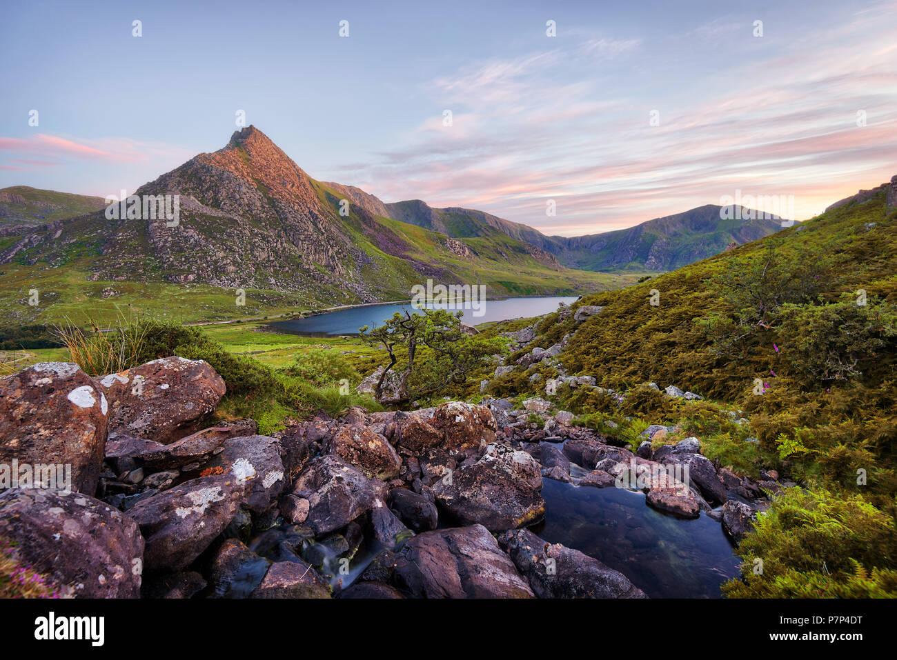 Parco Nazionale di Snowdonia nel Galles settentrionale adottate nel giugno 2018 Foto Stock