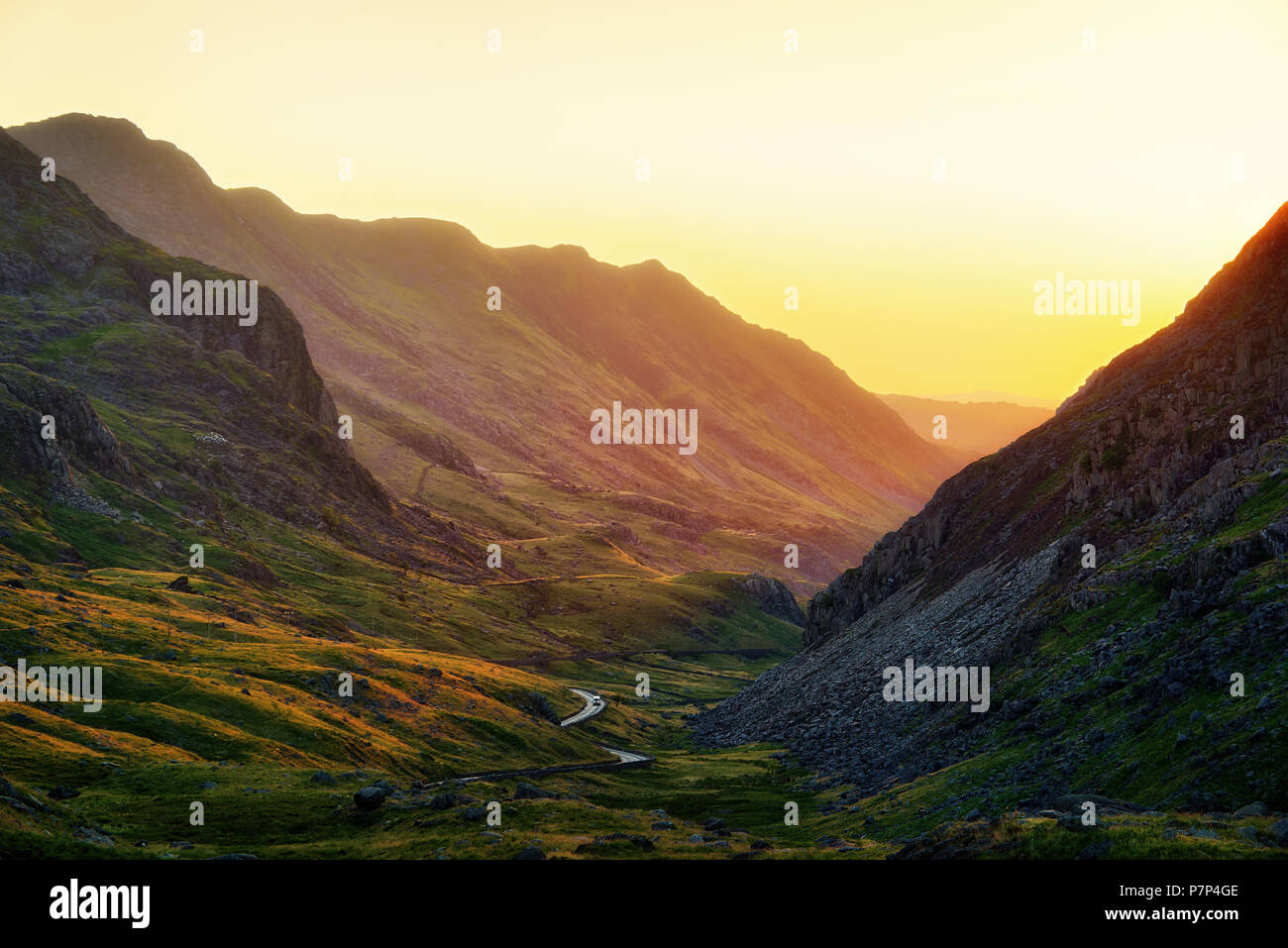 Parco Nazionale di Snowdonia nel Galles settentrionale adottate nel giugno 2018 Foto Stock