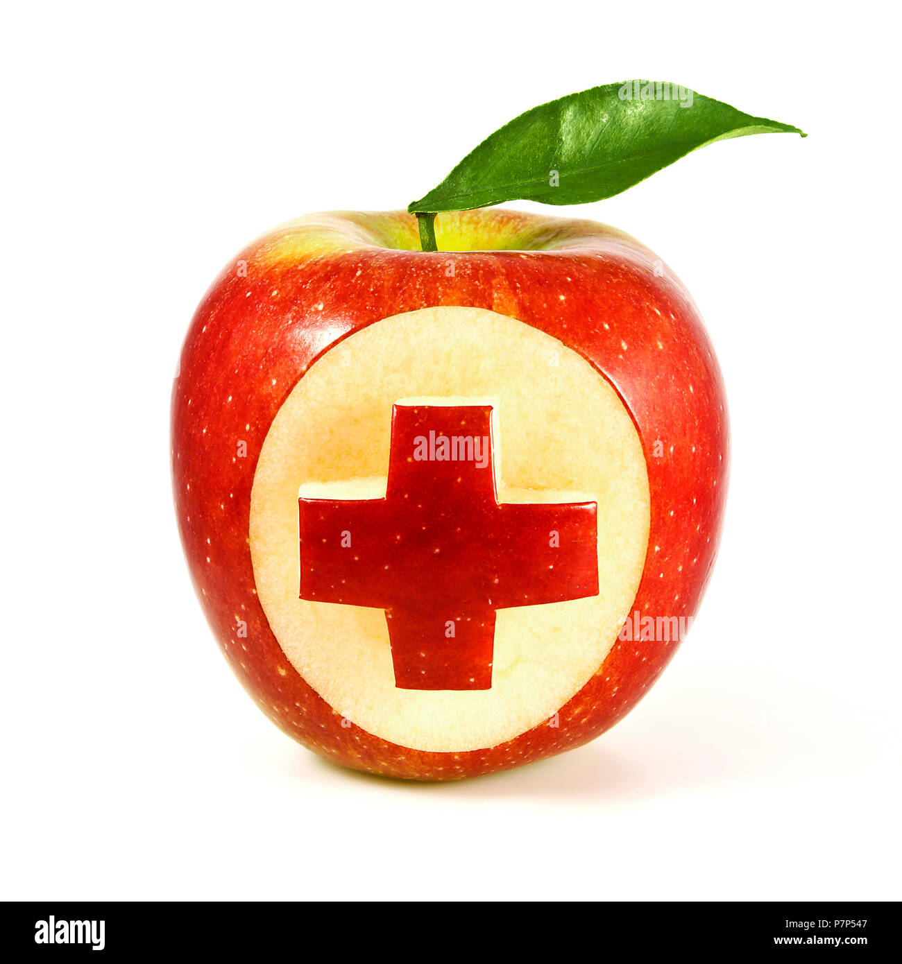 Primo Aiuto Apple Foto Stock