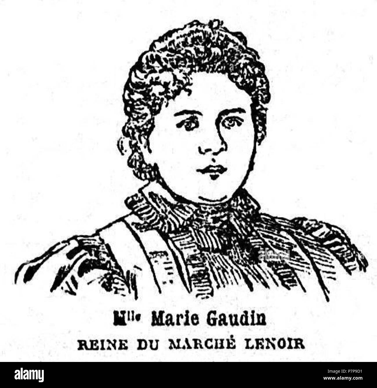259 Marie Gaudin Reine du Marché Lenoir Foto Stock