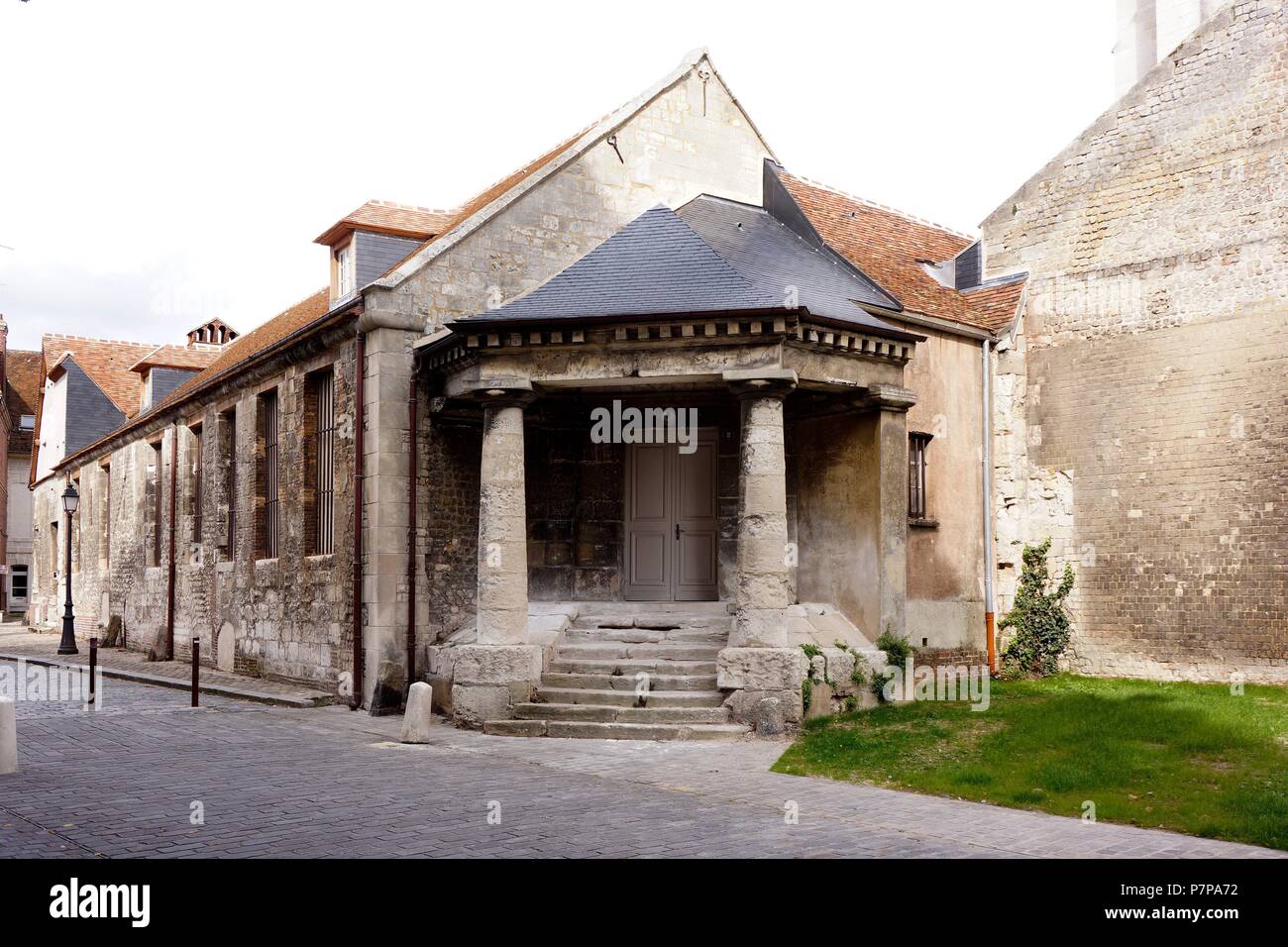 MUSEO DEPARTAMENTAL DE L'Oise (ANTIGUO Palacio Episcopal) presso lo stabilimento di Beauvais, Francia. Foto Stock