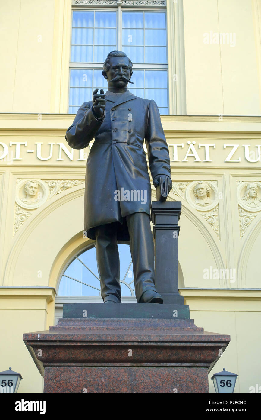 21 Andreas Christian Gerlach memorial - Humboldt-Universität Berlino - Berlino, Germania - DSC09616 Foto Stock