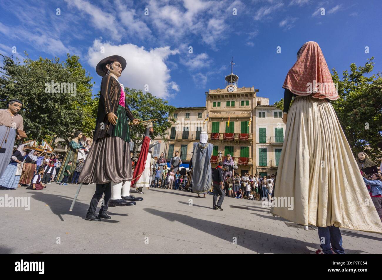 Baile de gigantes,Llucmajor, Migjorn, isole Baleari, Spagna. Foto Stock