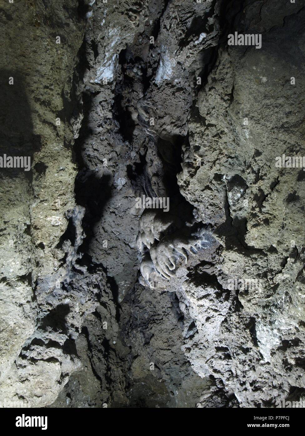 CUEVA DE Pedro Fernandez. ESTREMERA, COMUNINDAD DE MADRID, ESPAÑA. Foto Stock
