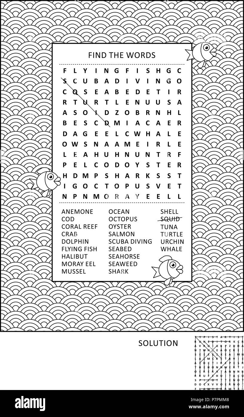 Puzzle E Colorazione Pagina Attività Per Adulti Con La Vita