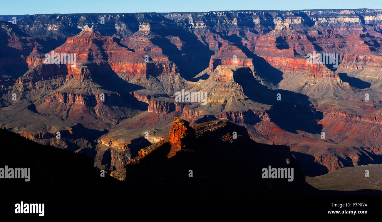 Parco Nazionale del Grand Canyon, South Rim, Arizona, Stati Uniti d'America Foto Stock