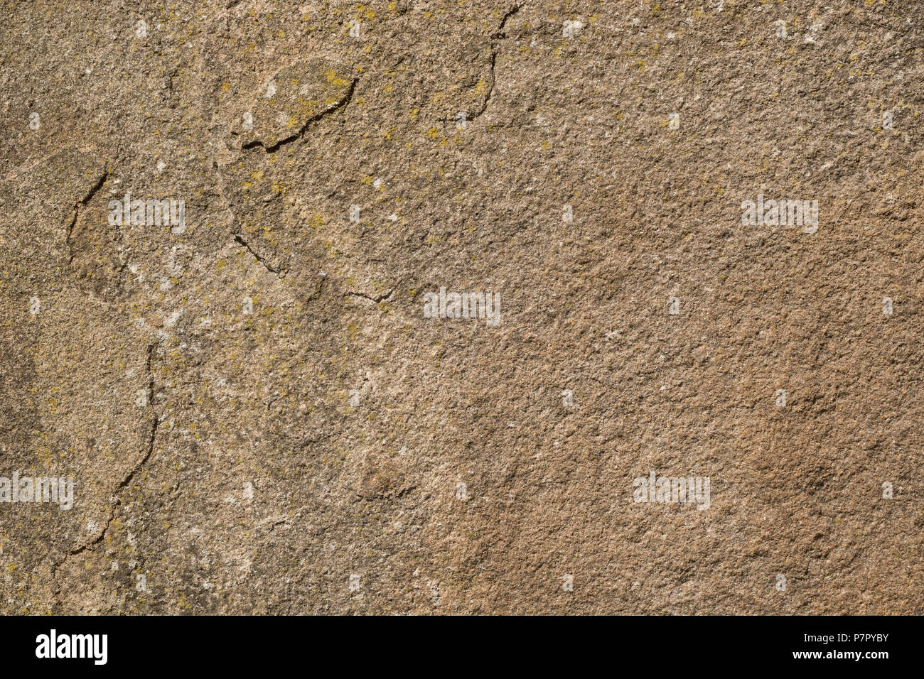 Pietra; texture di sfondo;; sullo sfondo; Superficie; parete; old; ruvido; closeup; grunge; materiale; pattern; lichen; testurizzati; marrone; giallo lichen; incrinato; Foto Stock