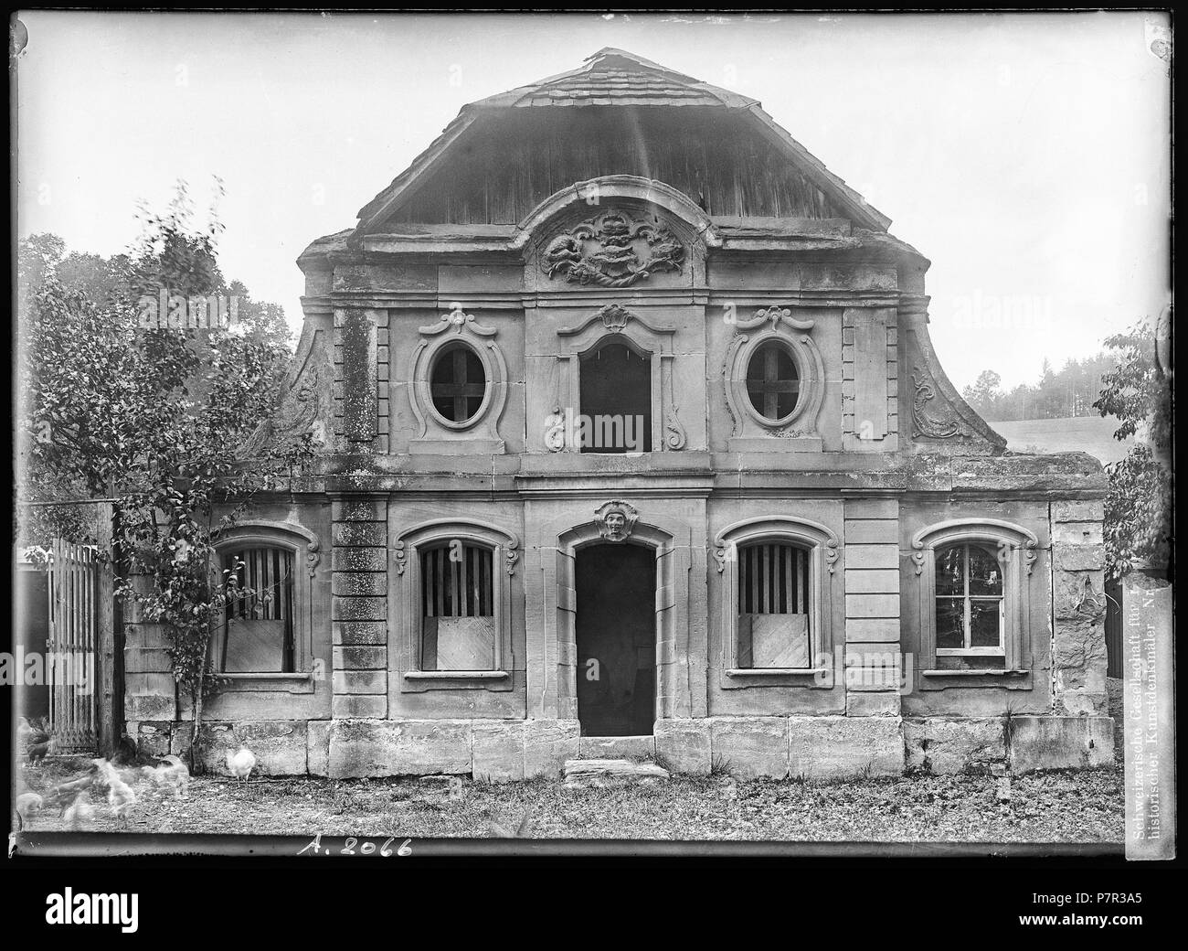 72 CH-NB - Gümligen, Schloss, Hofgut, vue partielle extérieure - Collezione Max van Berchem - EAD-6681 Foto Stock