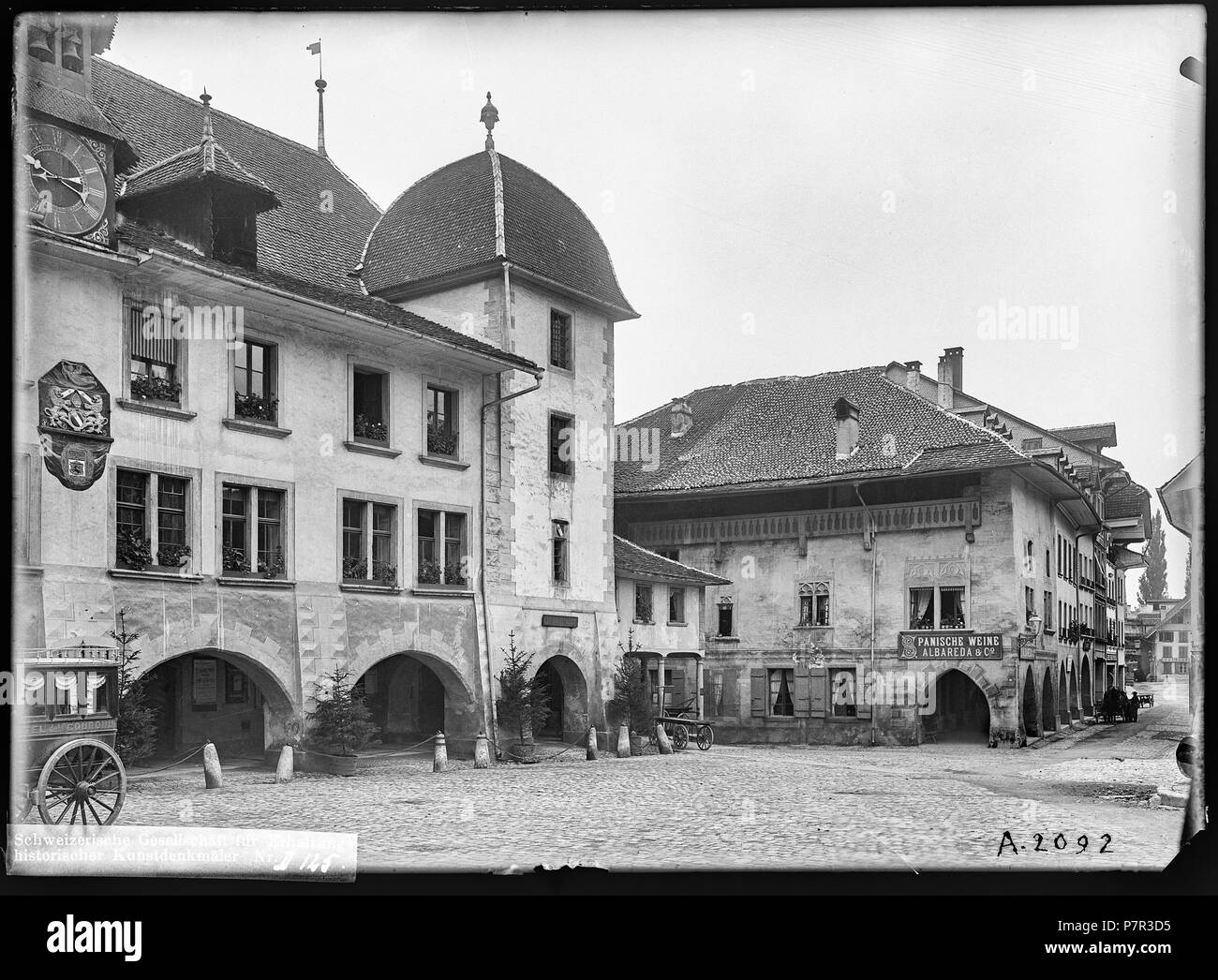 83 CH-NB - Thun, Rathaus, vue partielle interna - La collezione Max van Berchem - EAD-6707 Foto Stock
