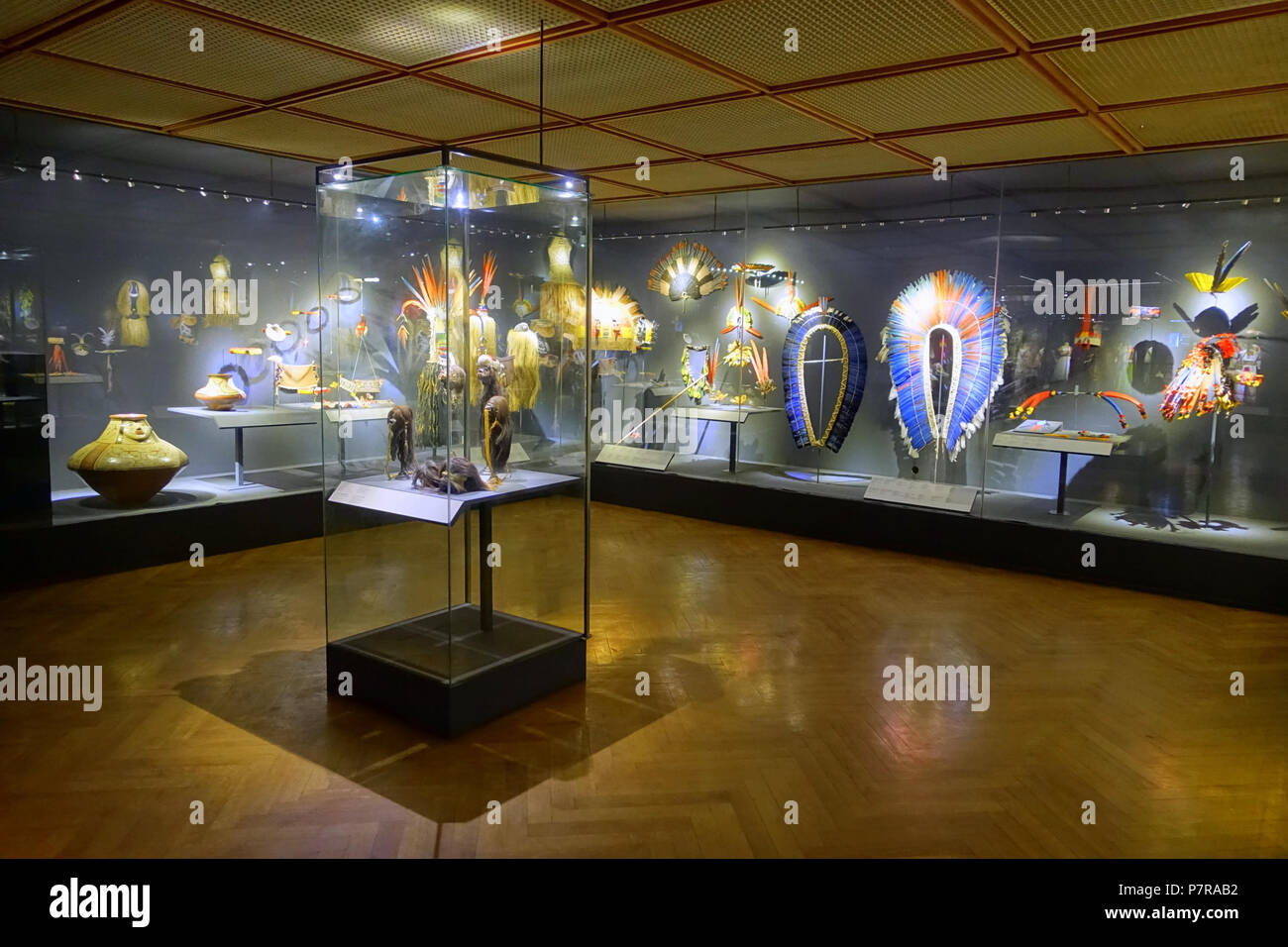 Inglese: vista interna della American collezioni - Cinquantenaire Museo - Bruxelles, Belgio. 22 aprile 2016, 08:20:05 20 American collezioni - Cinquantenaire Museo - Bruxelles, Belgio - DSC08966 Foto Stock