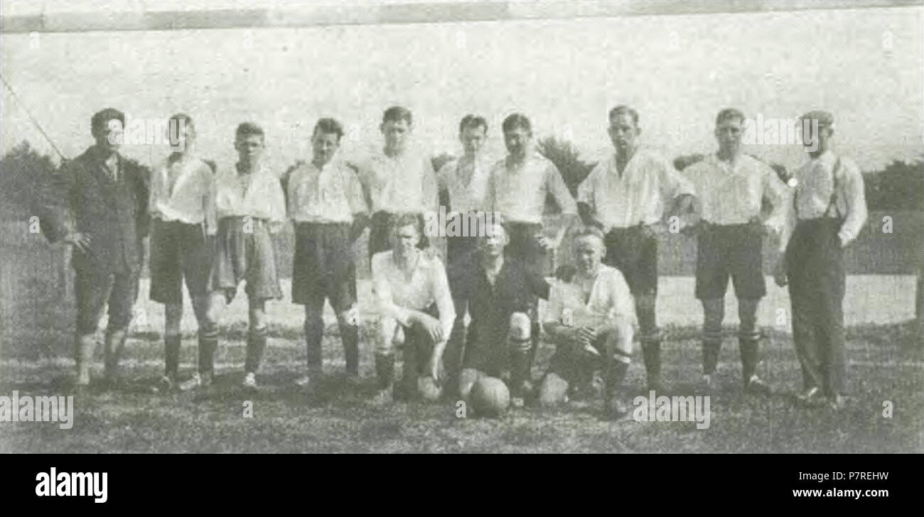 Nederlands: Het elftal van BVC nel 1928 . 29 dicembre 2016, 11:38:12 192 Het elftal van BVC nel 1928 Foto Stock