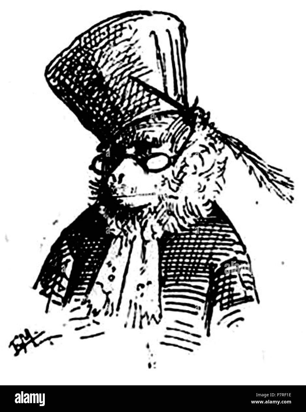 . Le avventure di Pinocchio. Italiano: "Le avventure di Pinocchio, storia di un burattino', Carlo Collodi, Bemporad & figlio, Firenze 1892 (Illustrazioni di Enrico Mazzanti) . N/A 94 Collodi - Le avventure di Pinocchio, Bemporad, 1892 (pagina 97 del raccolto) Foto Stock