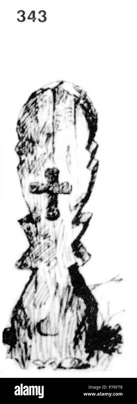 : 343. - , . , , . , . , . , 15-20-. : 48x15x6 . 28.VIII.1917 . (.. 4, . 54.) . 28 Agosto 1917 207 Ivan Enchev-Vidyu folk bulgaro attraversa 343 Foto Stock