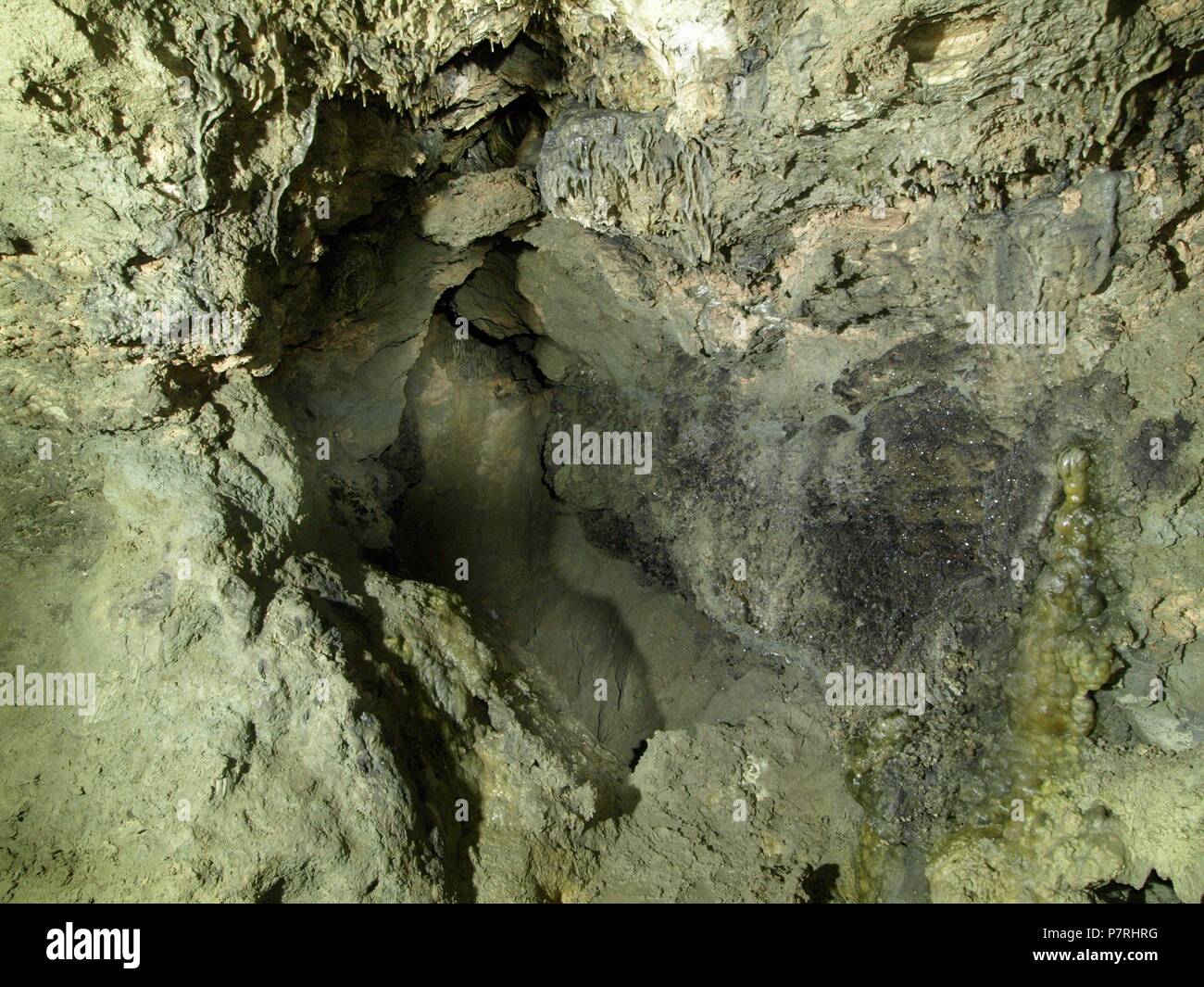 CUEVA DE Pedro Fernandez. ESTREMERA, COMUNINDAD DE MADRID, ESPAÑA. Foto Stock