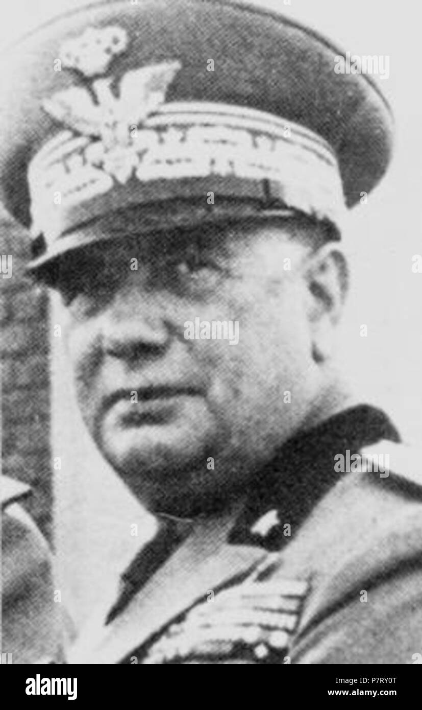 Italiano: una foto del Alfredo Guzzoni, Onu ufficiale italiano del militare dal Regio Esercito. Inglese: una foto di Alfredo Guzzoni, un italiano ufficiale militare del Regio Esercito Italiano. Español: una foto de Alfredo Guzzoni, Onu oficial del'(Ejército italiano. Deutsch: ein Foto von Alfredo Guzzoni, ein Offizier der italienischen Militär. Français : une photo d'Alfredo Guzzoni, Onu Officier de l'Armée italienne. : Guzzoni . circa 1941 17 Alfredo guzzoni Foto Stock