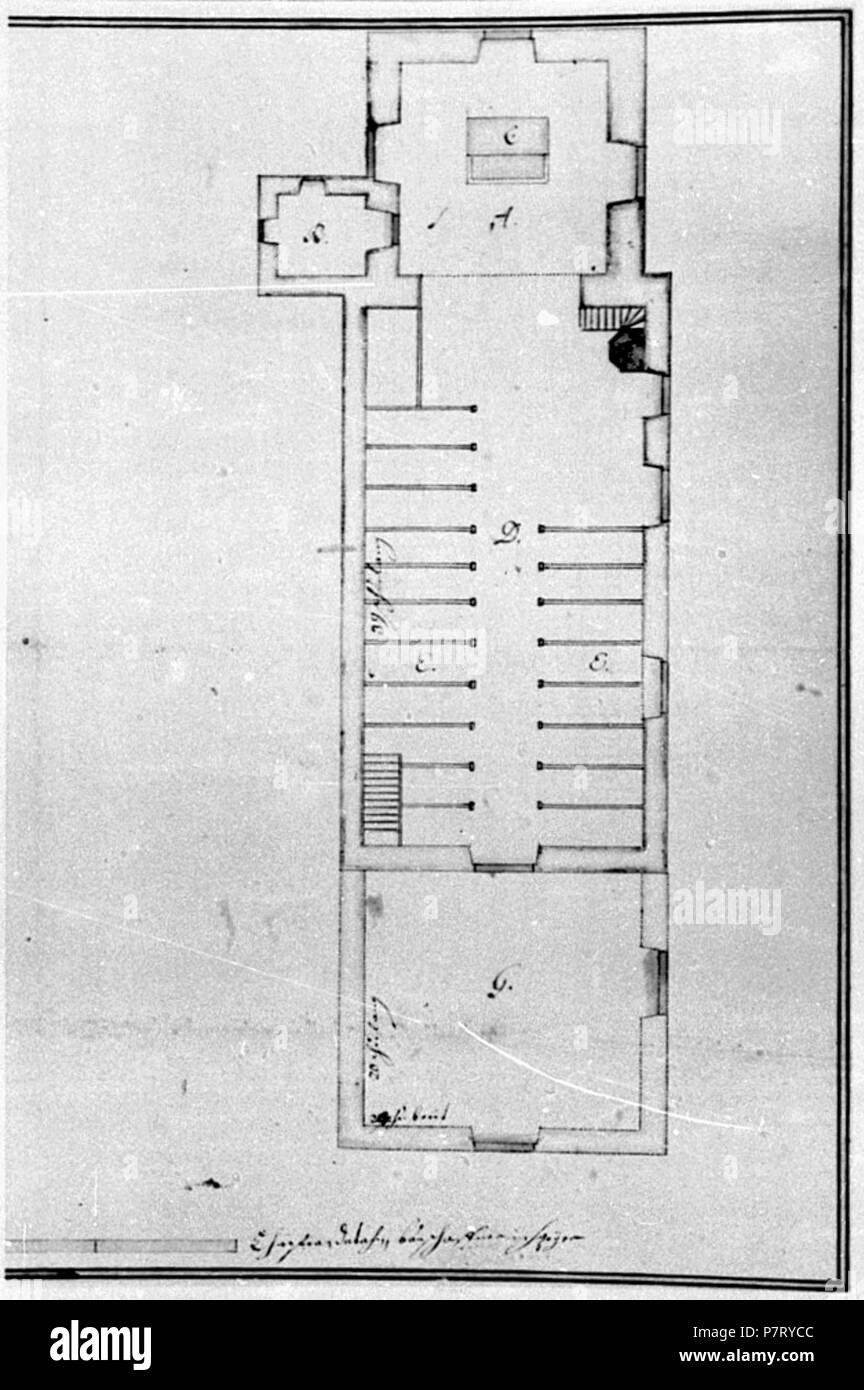 19 Altlussheim-Evangelische-Kirche Foto Stock
