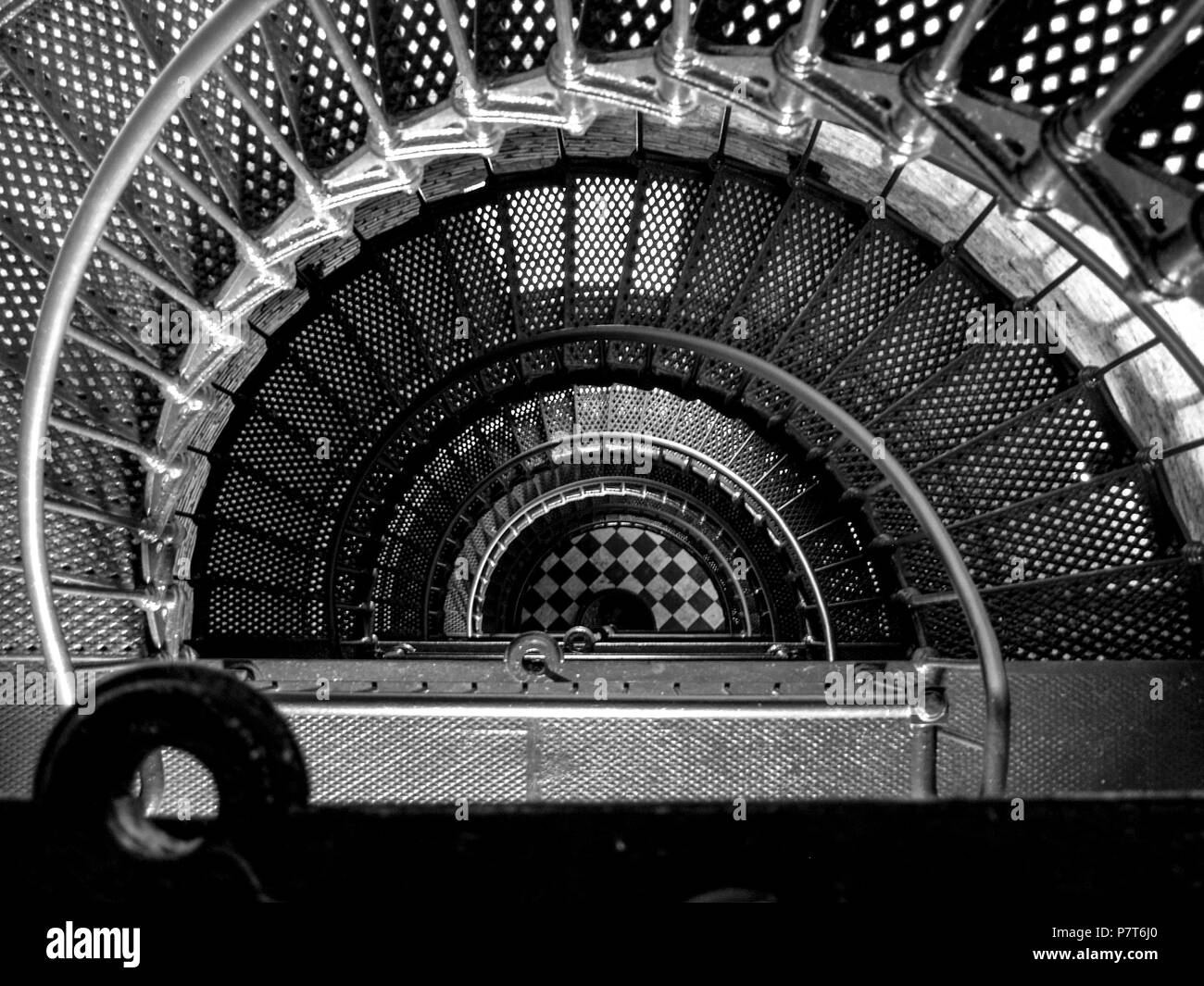 OBX Outer Banks NC North Carolina lighthouse Seashore segnale oceano Foto Stock