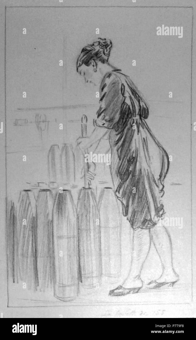 N/A. N/A 374 Tony minartz mesure des obus 37508 Foto Stock