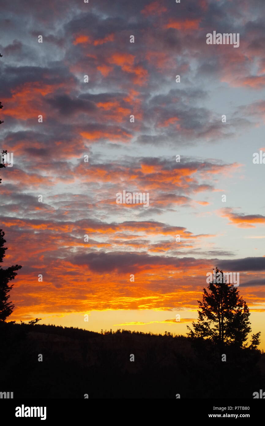 Solo un altro ammassare sunrise nel sud dello Utah Foto Stock