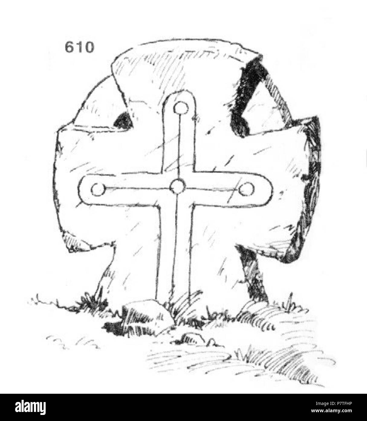 : 610. - , . , . - . - "' ; - . , . . : 40x38x6 . 6.VIII.1921 . (.. 11, . 39.) . 6 agosto 1921 208 Ivan Enchev-Vidyu folk bulgaro attraversa 610 Foto Stock