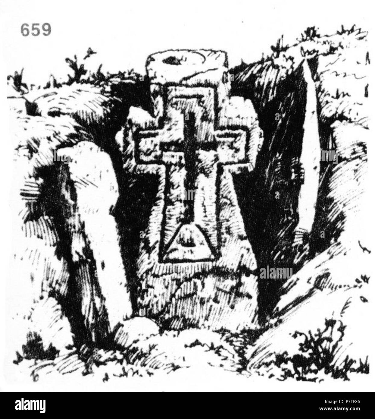 : 659. - , . , . ; , , . ; , . . ( 1877 ..: 38x21x11 . 23.IV.1921 . (.. 10, .41.) . 23 Aprile 1921 209 Ivan Enchev-Vidyu folk bulgaro attraversa 659 Foto Stock
