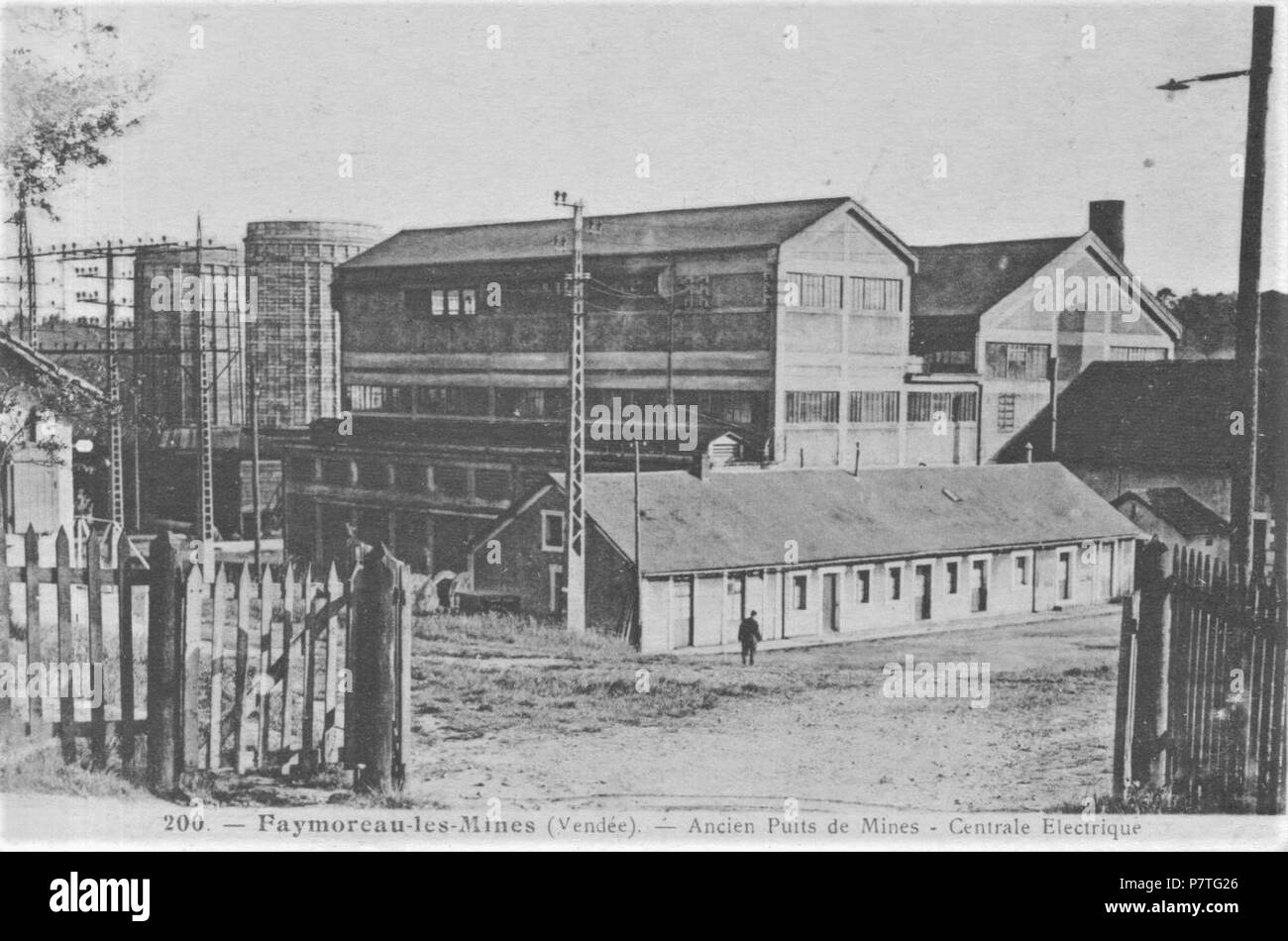 N/A. N/A 406 xxo - Centrale de Faymoreau - 03 Foto Stock