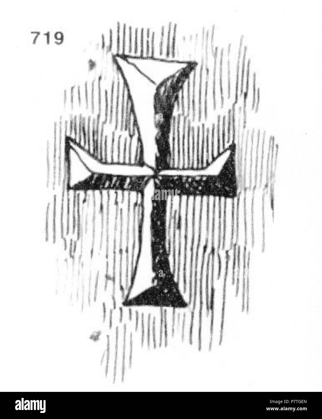 : 719. , ". ' . , 1080 . (). . , ; - -. 15.I.1923 . (.. 11, . 10.) . 15 Gennaio 1923 209 Ivan Enchev-Vidyu folk bulgaro attraversa 719 Foto Stock