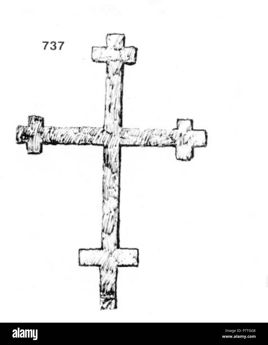 : 737. - . . ; . - : 150x80 . 15-20 (). 1.XII.1915 . (.. 7, . 10.) . 1 Dicembre 1915 209 Ivan Enchev-Vidyu folk bulgaro attraversa 737 Foto Stock