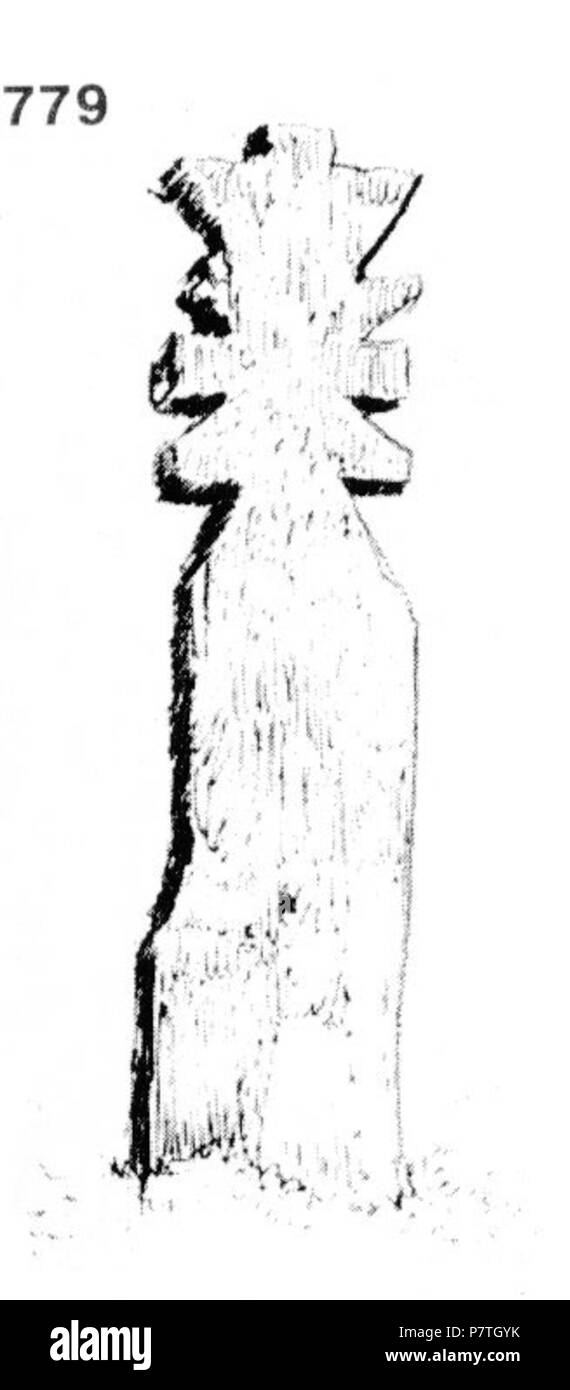 : 779. - . . , . . 20-30-. : 34x14x3,5 . 6..1919 . (.. 4, . 104.) . 6 Ottobre 1919 209 Ivan Enchev-Vidyu folk bulgaro attraversa 779 Foto Stock