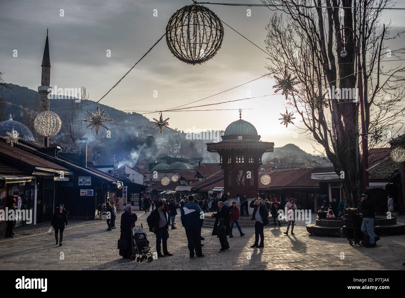 Sebilj fontana, Sarajevo Città Vecchia, Bosnia Erzegovina Foto Stock