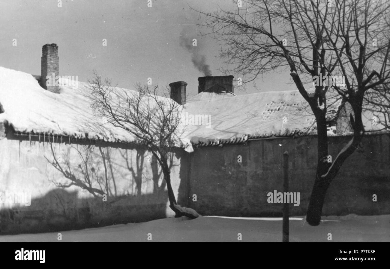 30 Ašmiany, Napaleonaŭskaja karčma. Ашмяны, Напалеонаўская карчма (12.1936) Foto Stock