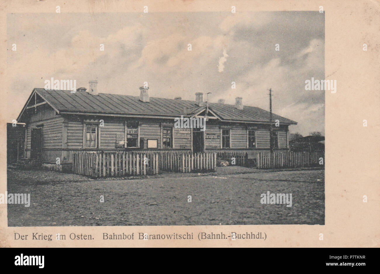 32 Baranavičy Centralnyja. Баранавічы Цэнтральныя (1917) Foto Stock