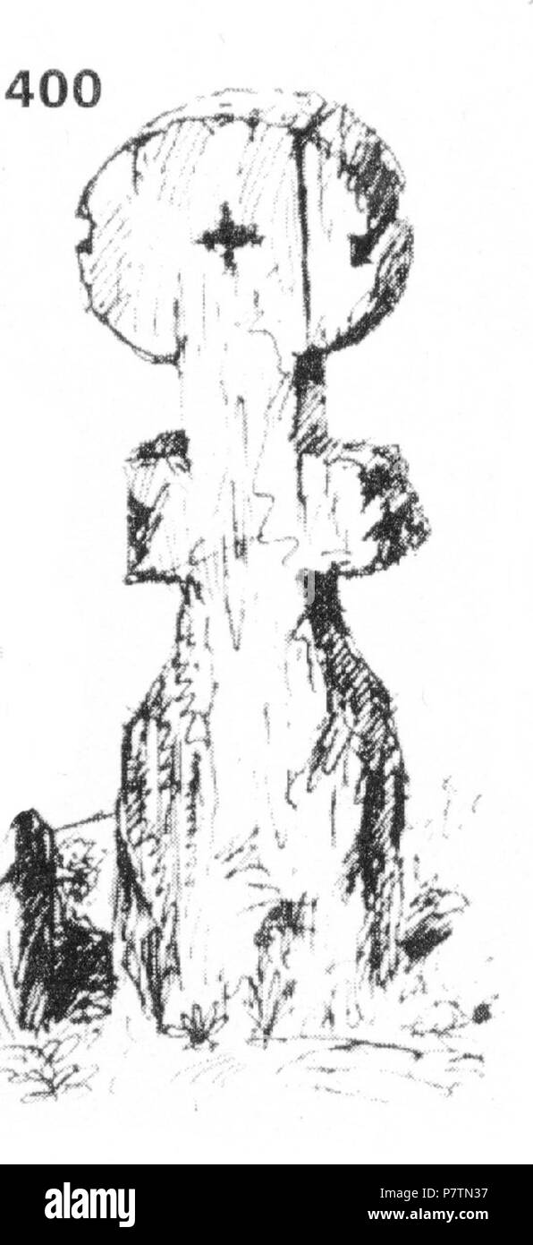 : 400. - . , , , . , . . . , 50-60-. : 57x17x4,5 . 2..1917. (.. 4, . 60.) . 2 Ottobre 1917 207 Ivan Enchev-Vidyu folk bulgaro attraversa 400 Foto Stock