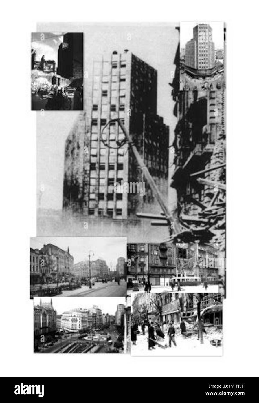 / Srpski: 06. 04. 1941. 1941. Aprile 1941 52 Bombardovanje Beograda 31 Foto Stock