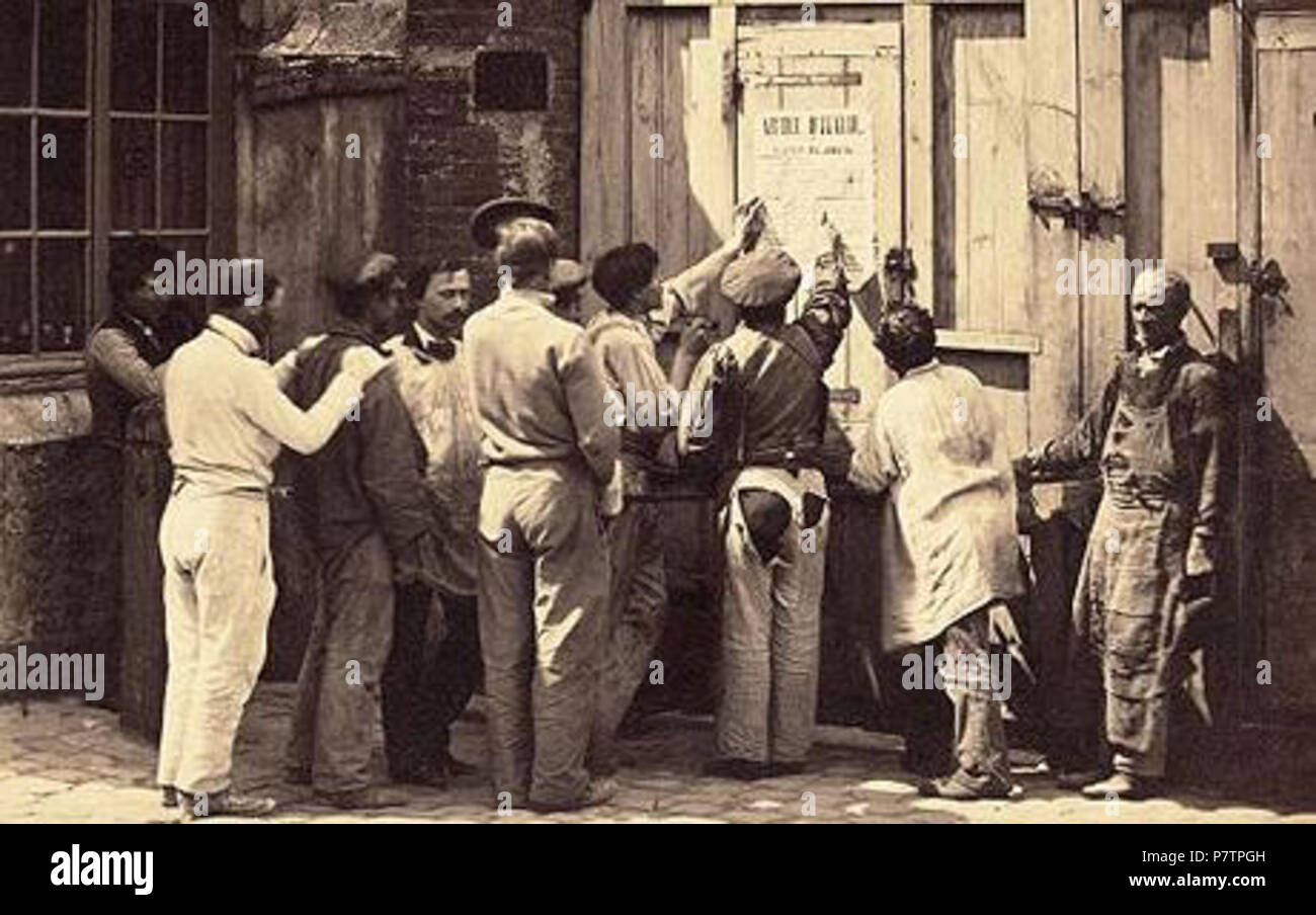 Inglese: Imperatore del primo ordine del giorno per l'esercito per la campagna italiana nei distretti di Parigi . 1859 59 Camille-sylvie ordine degli Imperatori Foto Stock