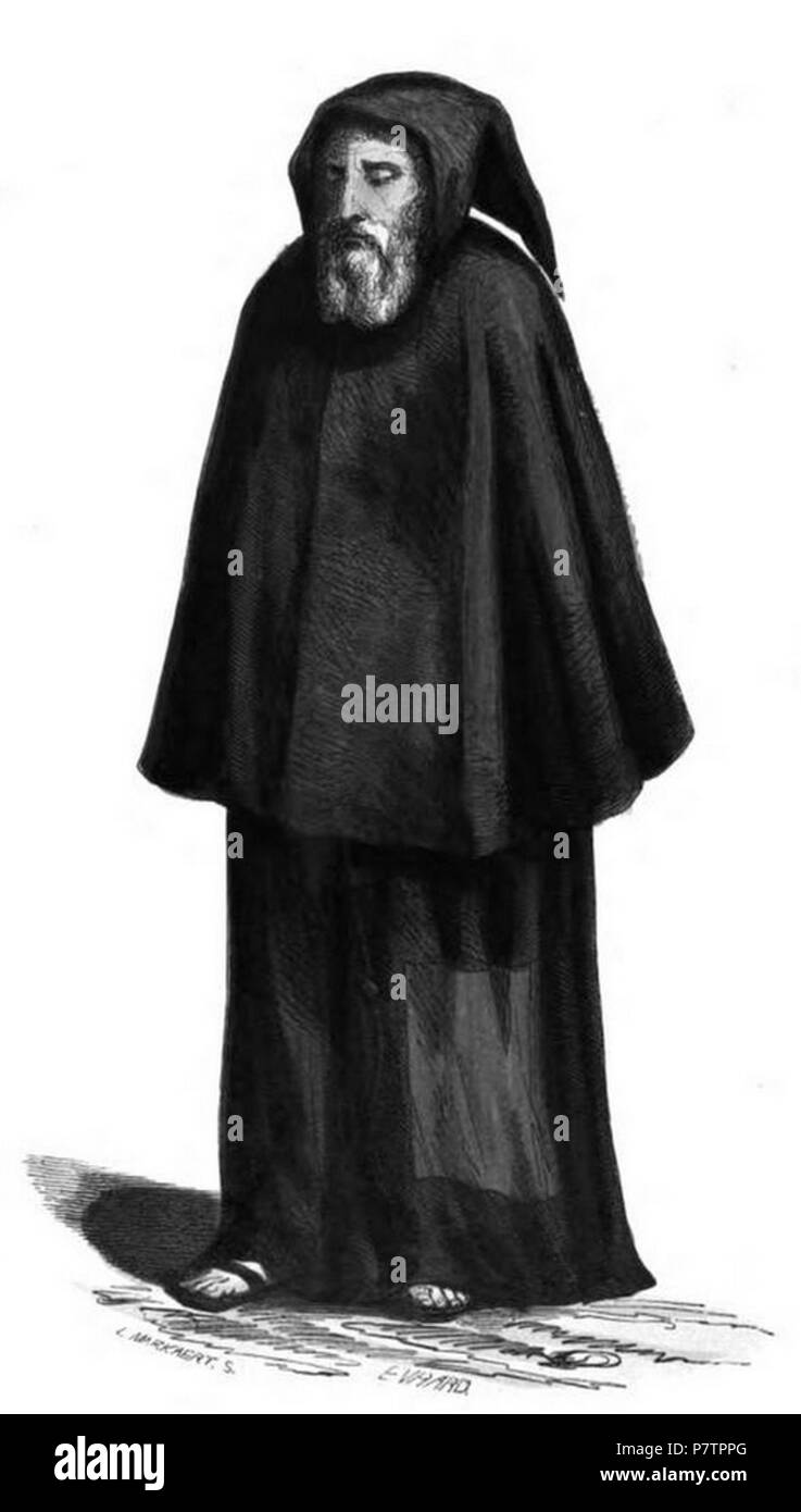 60 Capucin en manteau Foto Stock