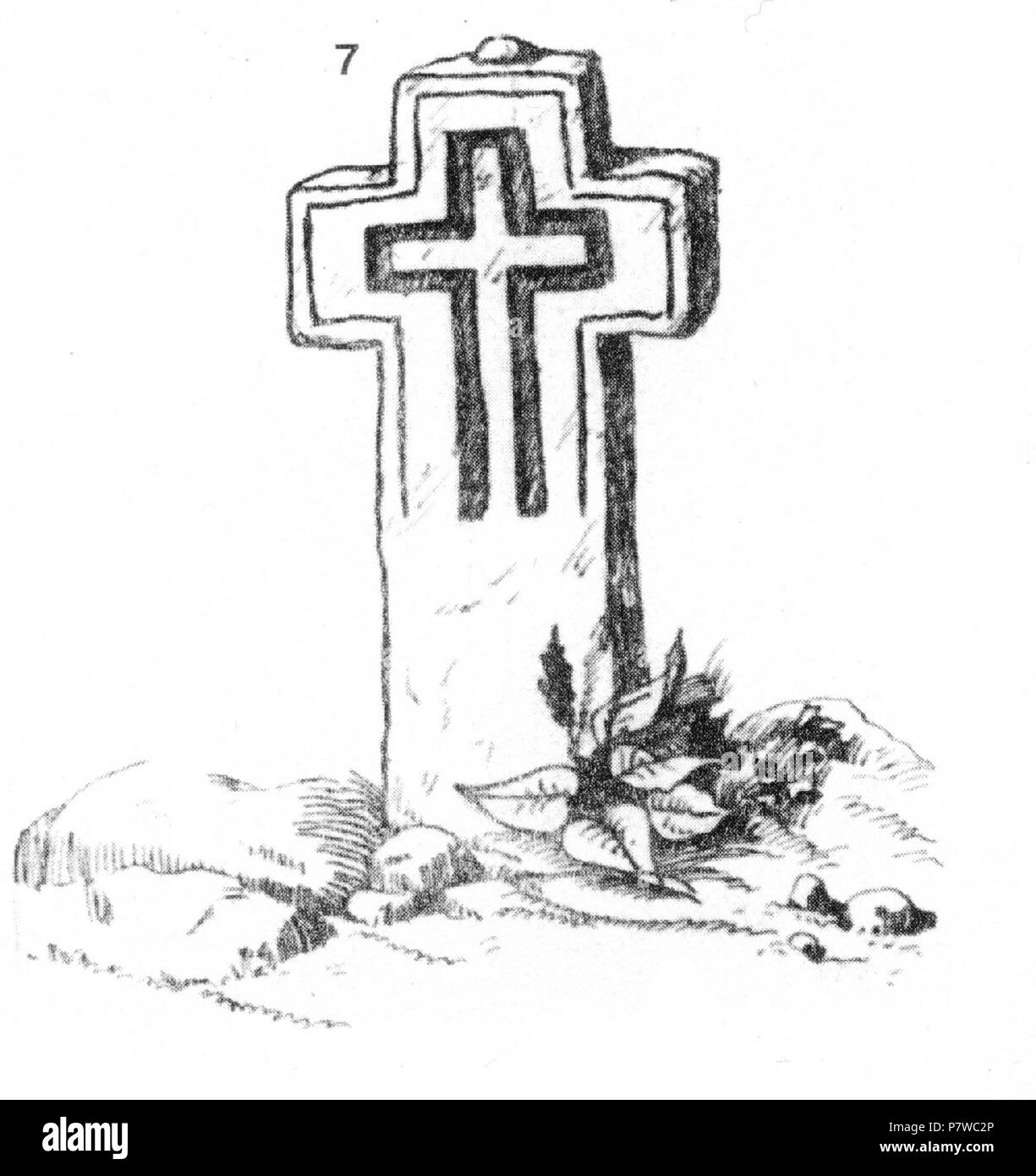 : 7. -, . - . , , . -15/28 . . , . ; . , . - . : 135x51x13 . 10.VIII.1930 .(. 13, . 8.) . 10 Agosto 1930 209 Ivan Enchev-Vidyu folk bulgaro attraversa 7 Foto Stock