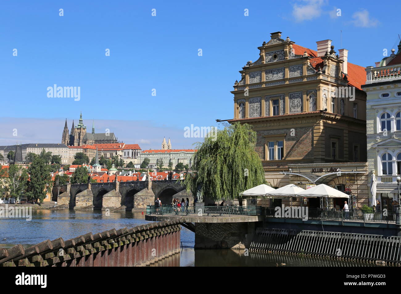 Smetana Museum, Novotného Lávka, Staré Město (Città Vecchia), Praga Cechia (Repubblica Ceca), Europa Foto Stock