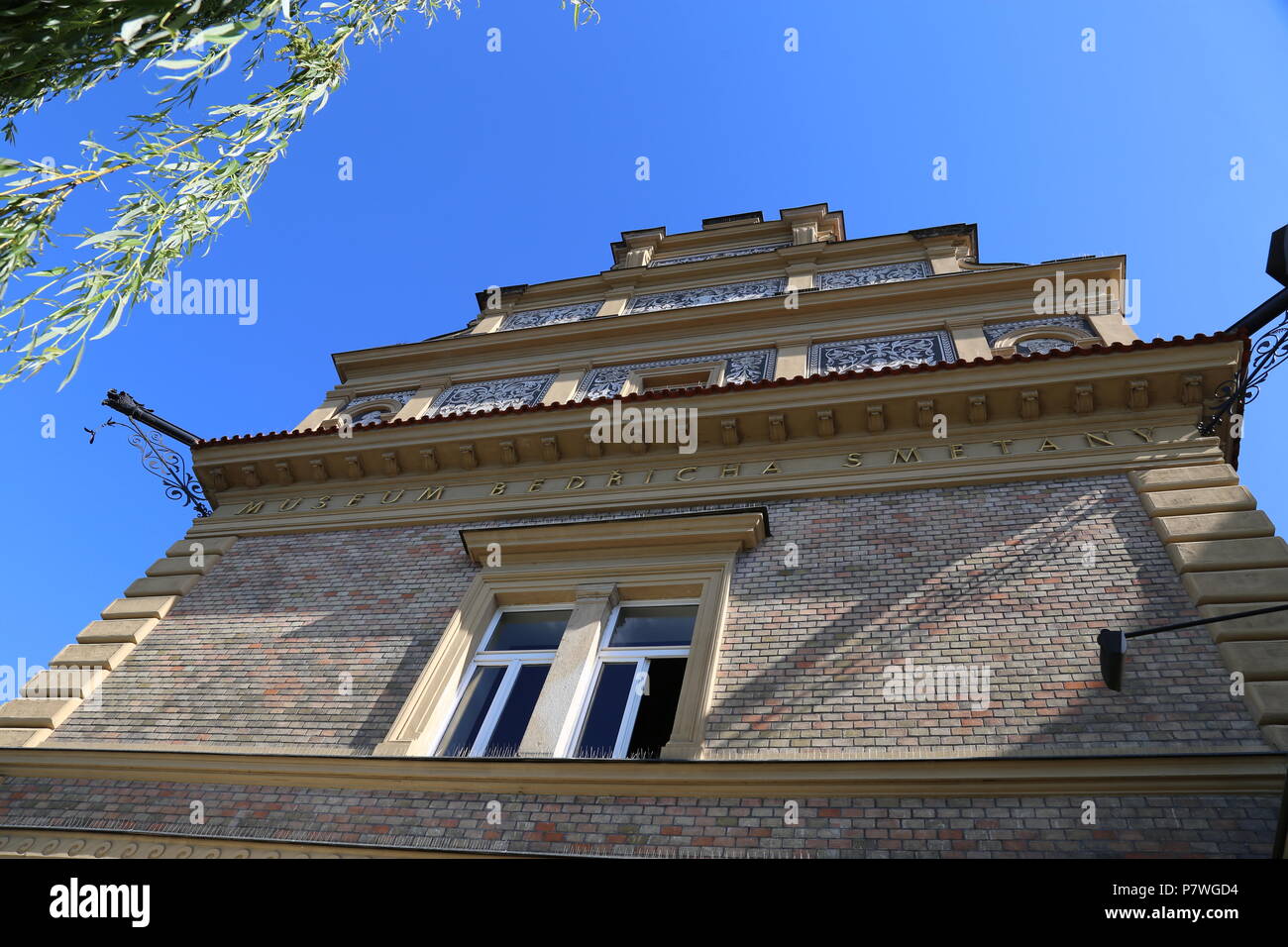 Smetana Museum, Novotného Lávka, Staré Město (Città Vecchia), Praga Cechia (Repubblica Ceca), Europa Foto Stock