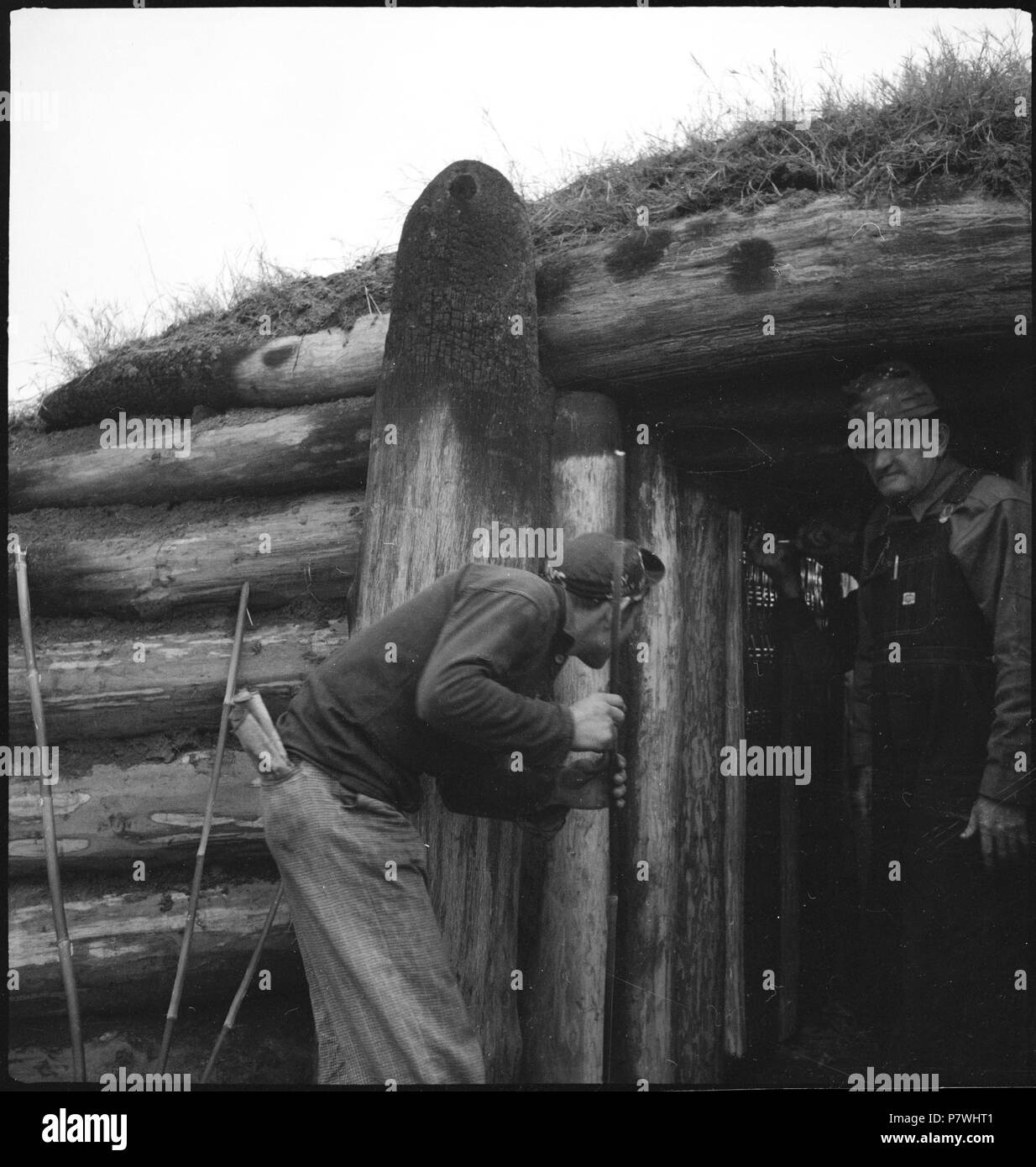 86 CH-NB - USA, Macon-GA- Grabhügel - Annemarie Schwarzenbach - SLA-Schwarzenbach-UN-5-11-150 Foto Stock