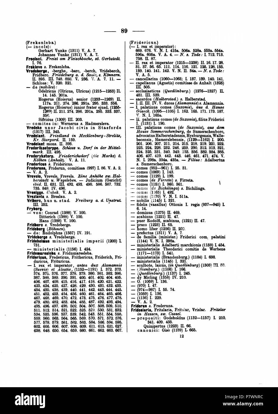 Codex diplomaticus anhaltinus, banda 6 . 1883 118 DE CDA 6 089 Foto Stock