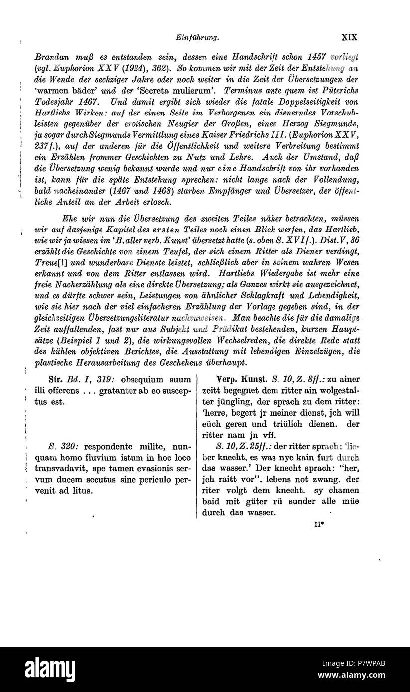 . Hartliebs Übersetzung des Dialogus Miraculorum von Cesario von Heisterbach. Deutsch: Dies ist ein Scan des historischen Buches inglese: questa è una scansione del documento storico . N/A 120 De Dialogus Miraculorum (Hartlieb) 024 Foto Stock