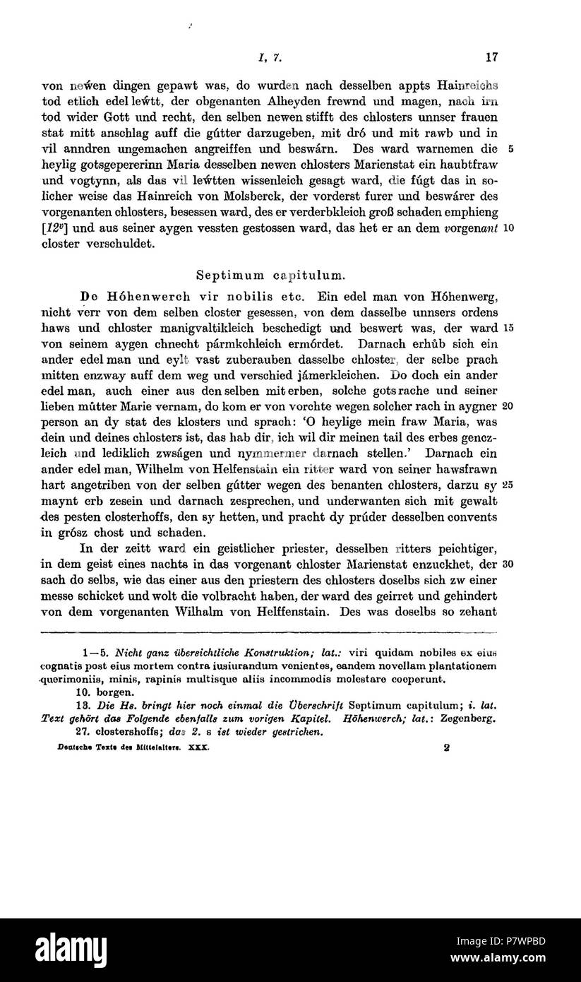 . Hartliebs Übersetzung des Dialogus Miraculorum von Cesario von Heisterbach. Deutsch: Dies ist ein Scan des historischen Buches inglese: questa è una scansione del documento storico . N/A 120 De Dialogus Miraculorum (Hartlieb) 045 Foto Stock