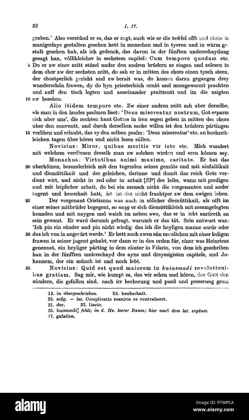 . Hartliebs Übersetzung des Dialogus Miraculorum von Cesario von Heisterbach. Deutsch: Dies ist ein Scan des historischen Buches inglese: questa è una scansione del documento storico . N/A 120 De Dialogus Miraculorum (Hartlieb) 060 Foto Stock
