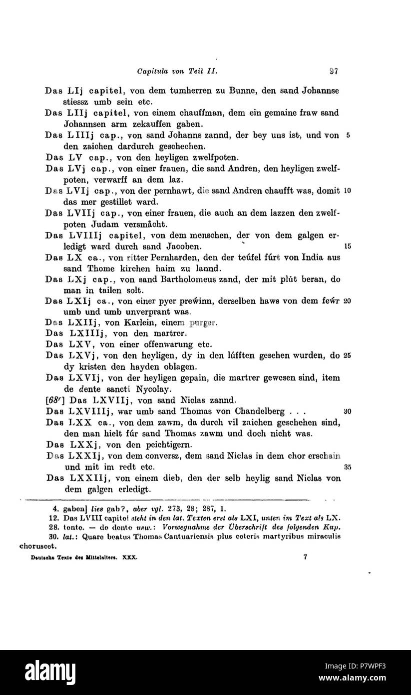 . Hartliebs Übersetzung des Dialogus Miraculorum von Cesario von Heisterbach. Deutsch: Dies ist ein Scan des historischen Buches inglese: questa è una scansione del documento storico . N/A 120 De Dialogus Miraculorum (Hartlieb) 125 Foto Stock