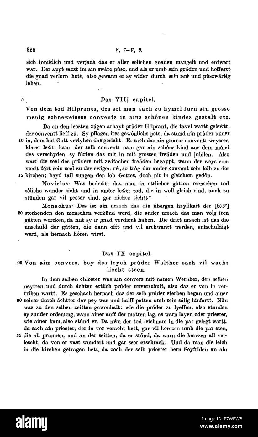 . Hartliebs Übersetzung des Dialogus Miraculorum von Cesario von Heisterbach. Deutsch: Dies ist ein Scan des historischen Buches inglese: questa è una scansione del documento storico . N/A 122 De Dialogus Miraculorum (Hartlieb) 356 Foto Stock