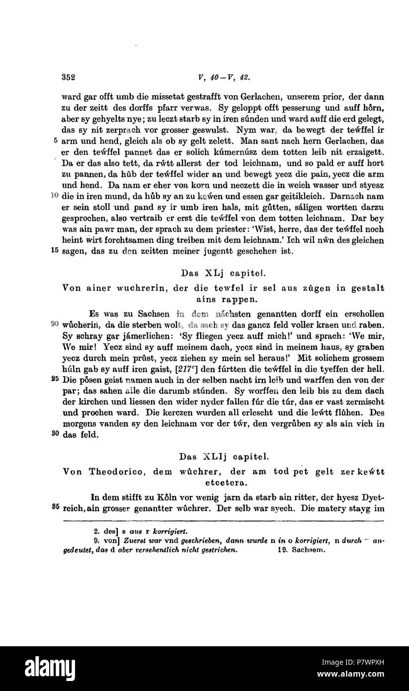 . Hartliebs Übersetzung des Dialogus Miraculorum von Cesario von Heisterbach. Deutsch: Dies ist ein Scan des historischen Buches inglese: questa è una scansione del documento storico . N/A 122 De Dialogus Miraculorum (Hartlieb) 380 Foto Stock