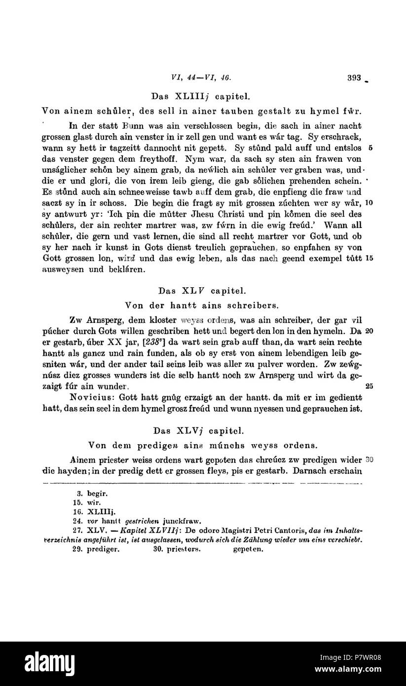 . Hartliebs Übersetzung des Dialogus Miraculorum von Cesario von Heisterbach. Deutsch: Dies ist ein Scan des historischen Buches inglese: questa è una scansione del documento storico . N/A 122 De Dialogus Miraculorum (Hartlieb) 421 Foto Stock